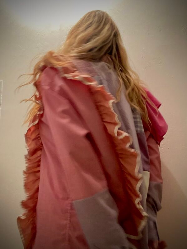 Chemise oversize ultraviolet – Image 3