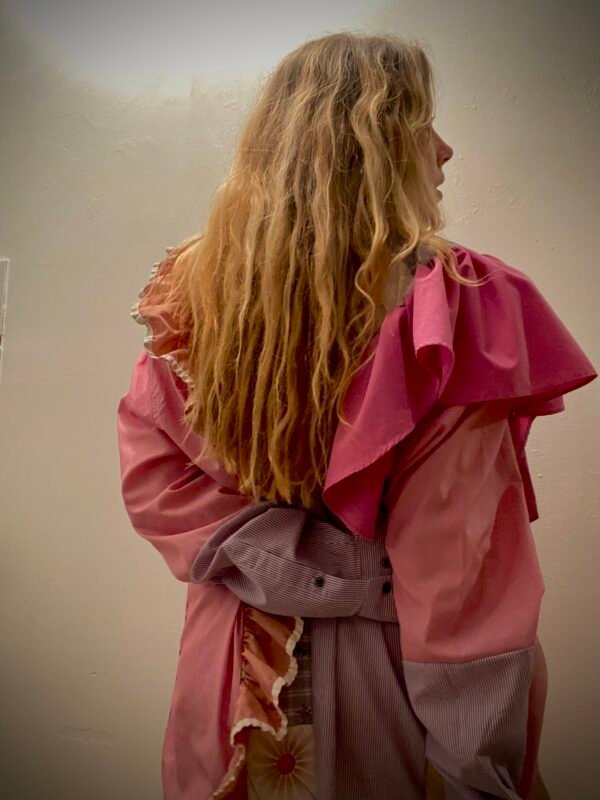 Chemise oversize ultraviolet – Image 2